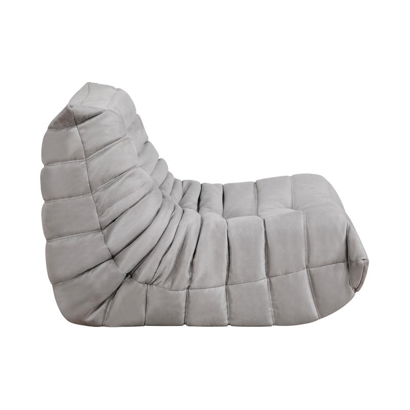 Lexicon Seven Microfiber Accent chair in Gray