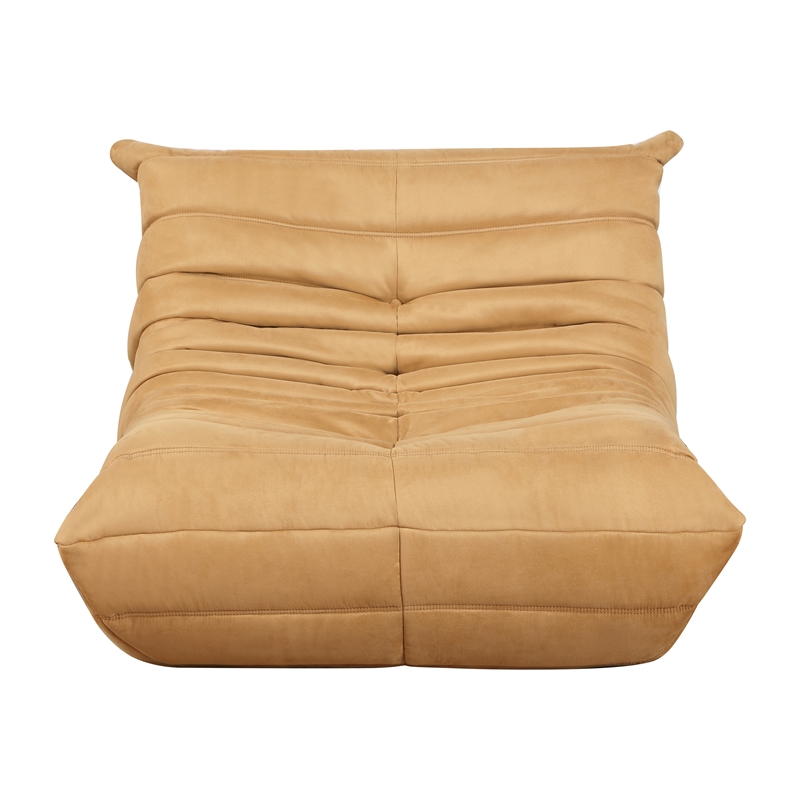 Lexicon Seven Microfiber Accent chair in Yellow