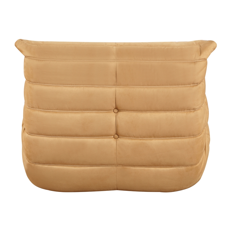Lexicon Seven Microfiber Accent chair in Yellow