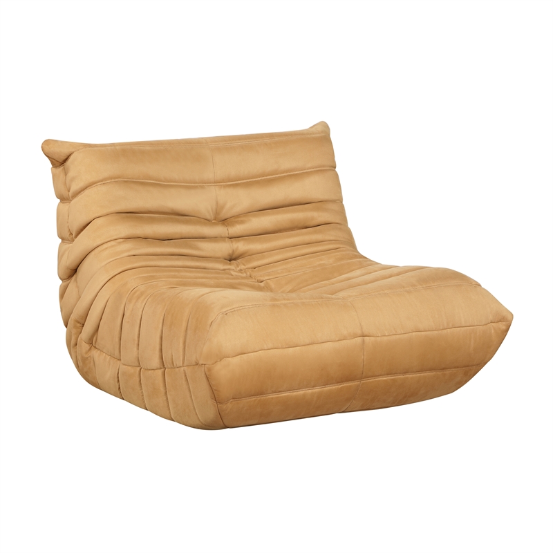 Lexicon Seven Microfiber Accent chair in Yellow