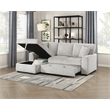 Lexicon Marsh Corduroy 2-Piece Sectional with Left Chaise in Gray