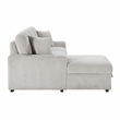 Lexicon Marsh Corduroy 2-Piece Sectional with Left Chaise in Gray