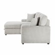 Lexicon Marsh Corduroy 2-Piece Sectional with Left Chaise in Gray