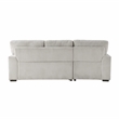 Lexicon Marsh Corduroy 2-Piece Sectional with Left Chaise in Gray