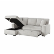 Lexicon Marsh Corduroy 2-Piece Sectional with Left Chaise in Gray