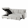Lexicon Marsh Corduroy 2-Piece Sectional with Left Chaise in Gray