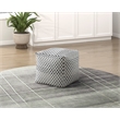Lexicon Trent Jacquard Pouf in Multi-color