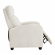 Lexicon Maye Corduroy Push Back Reclining Chair in Beige