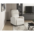 Lexicon Maye Corduroy Push Back Reclining Chair in Beige