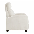 Lexicon Maye Corduroy Push Back Reclining Chair in Beige