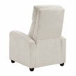 Lexicon Maye Corduroy Push Back Reclining Chair in Beige