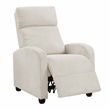 Lexicon Maye Corduroy Push Back Reclining Chair in Beige
