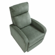 Lexicon Maye Corduroy Push Back Reclining Chair in Green