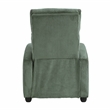 Lexicon Maye Corduroy Push Back Reclining Chair in Green