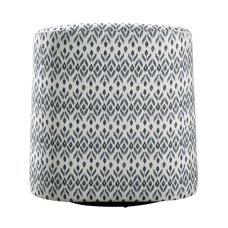 Lexicon Augustine Textured Fabric Swivel Chair in Multi-Color