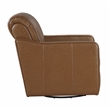 Lexicon November Faux leather Swivel Chair in Brown