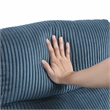 Lexicon Maye Corduroy Push Back Reclining Chair in Midnight Blue
