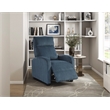 Lexicon Maye Corduroy Push Back Reclining Chair in Midnight Blue