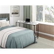 Lexicon Sumter Adjustable Height Over-The-Bed Desk with Castors in White