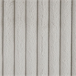 Lexicon Simpsonville Corduroy Fabric Upholstery Pouf in Off White