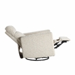Lexicon Michelle Chenille Swivel Glider Reclining Chair in Quartz