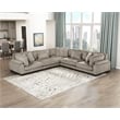 Lexicon Traverse Corduroy 5-Piece Modular Sectional in Taupe