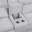 Lexicon Goodland Corduroy 2pc Set Sofa+ Loveseat in Gray