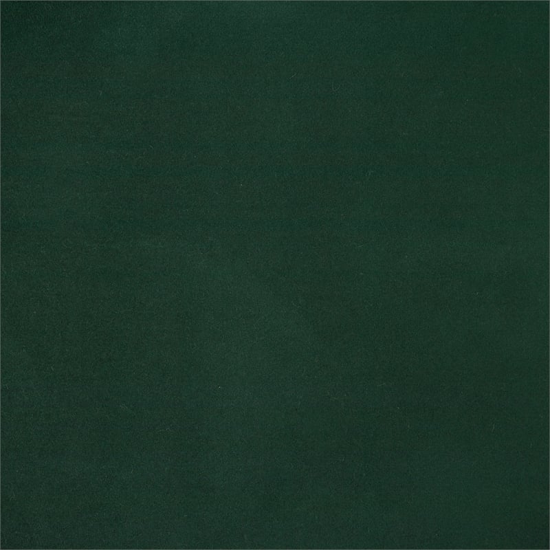 Lexicon Flux Velvet Bench with High-Density Foam Cushioned Seat in Green