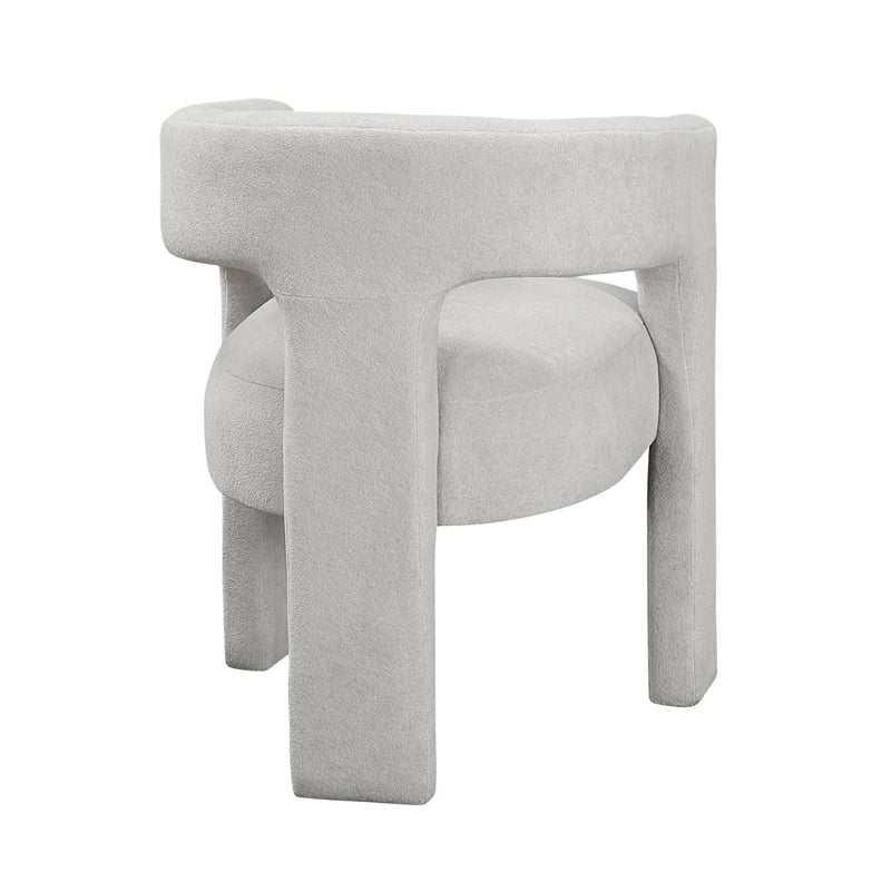 Lexicon Marais Boucle Dining Chairs - Set of 2 in Light Gray