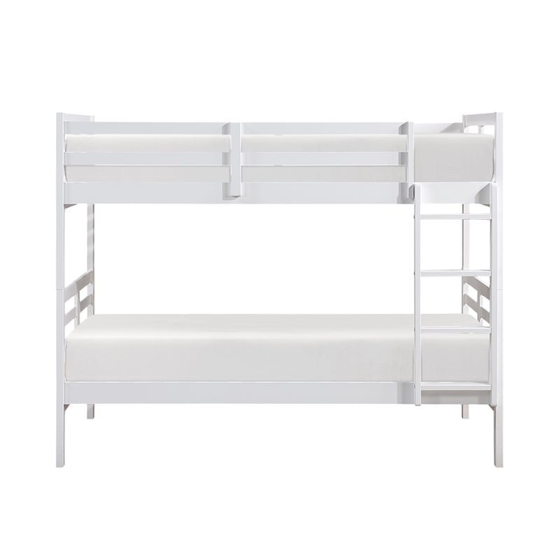 Lexicon Darden Pine Wood Twin/Twin Bunk Bed in White