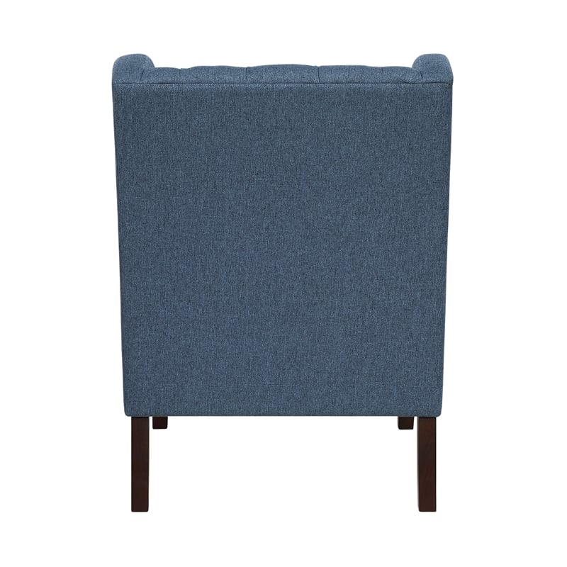 Lexicon Quent Textured Accent Chair in Blue
