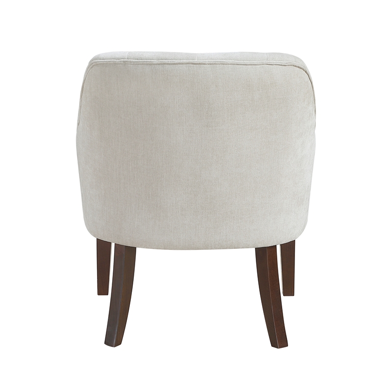 Lexicon Rebecca Textured Fabric Accent Chair in Oyster