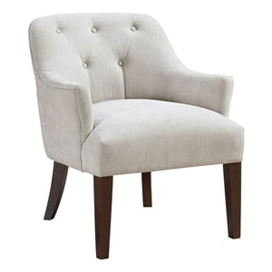 Lexicon Rebecca Textured Fabric Accent Chair in Oyster