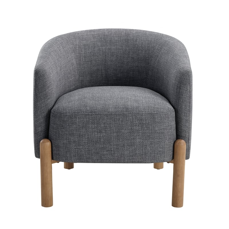 Lexicon Borger Textured Accent Chair in Gray