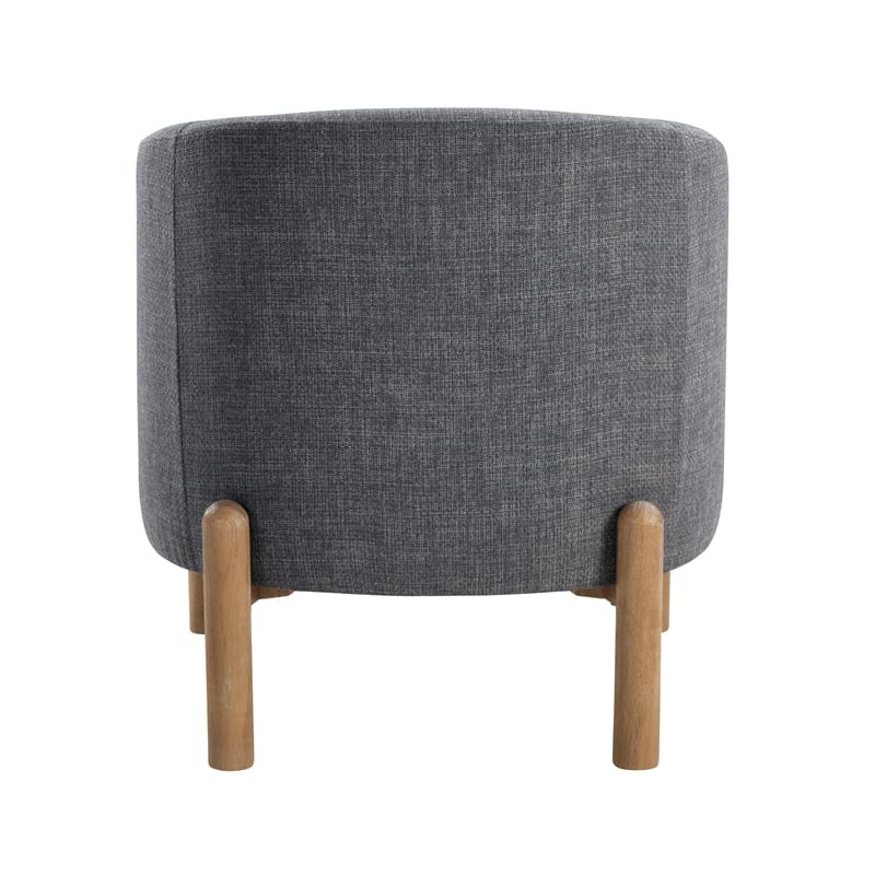 Lexicon Borger Textured Accent Chair in Gray