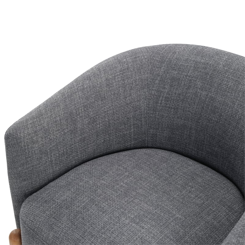 Lexicon Borger Textured Accent Chair in Gray