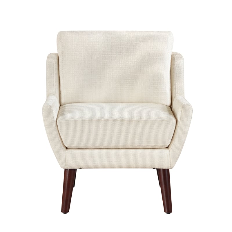 Lexicon Ellie Chenille Accent Chair in Beige