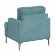 Lexicon Colette Chenille Accent Chair in Peacock
