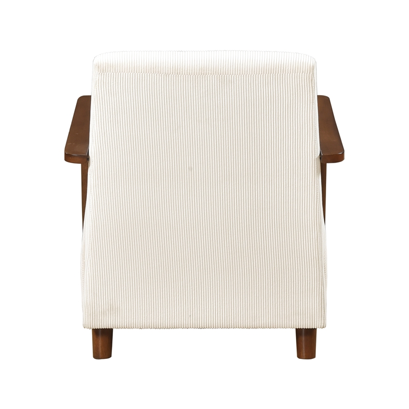Lexicon Ezra Corduroy Accent Chair in Beige