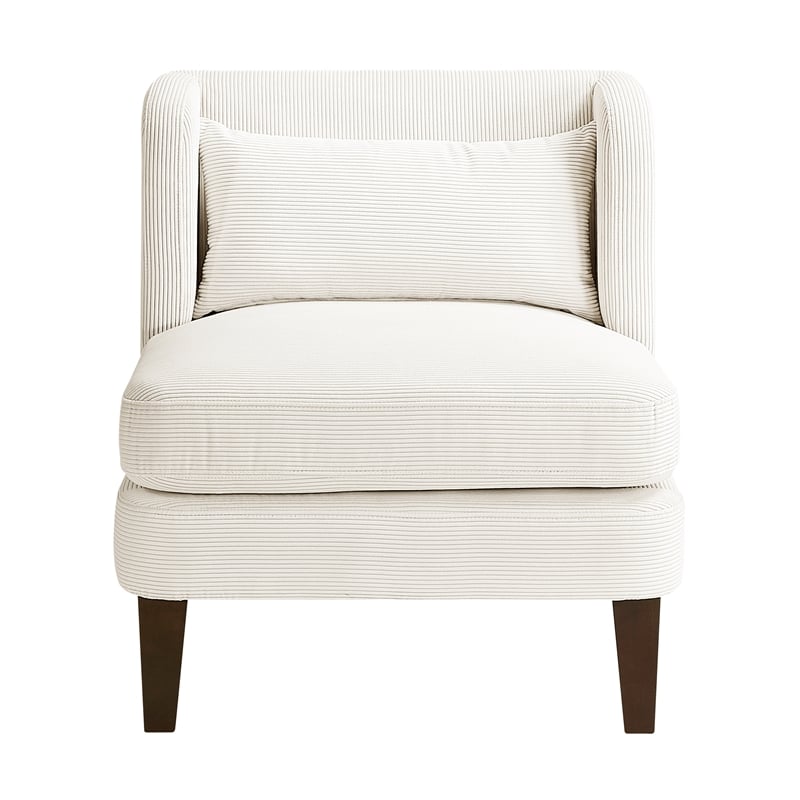 Lexicon Forrester Corduroy Accent Chair in Beige