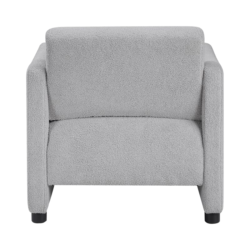 Lexicon Orson Boucle Accent Chair in Gray