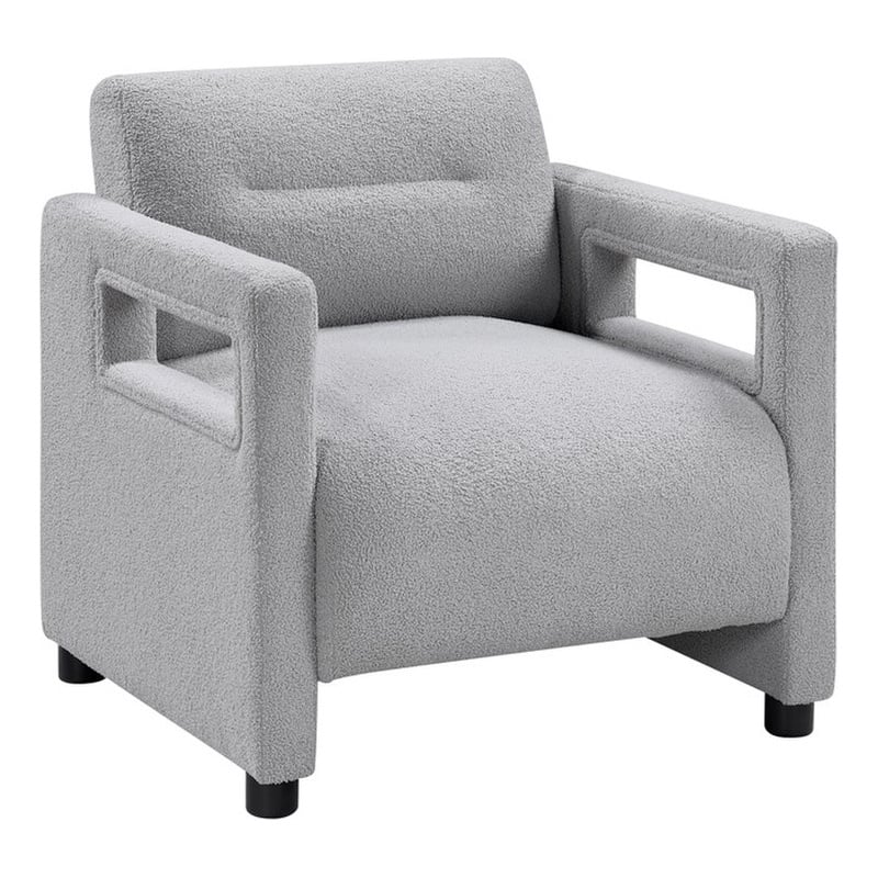 Lexicon Orson Boucle Accent Chair in Gray