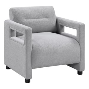 Lexicon Orson Boucle Accent Chair in Gray