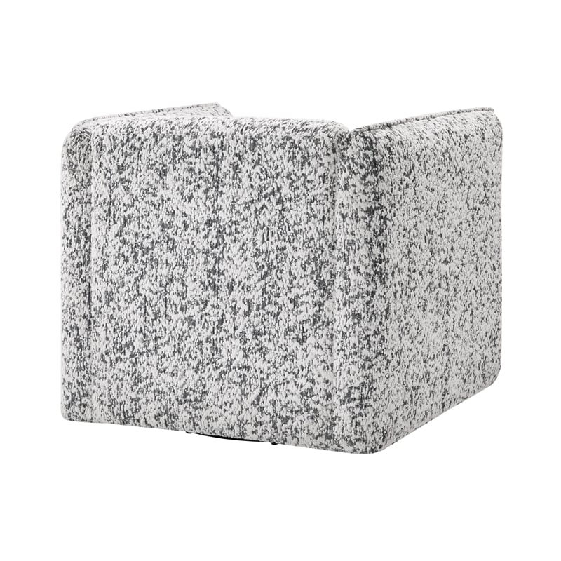 Lexicon Finnegan Jacquard Swivel Chair in Gray