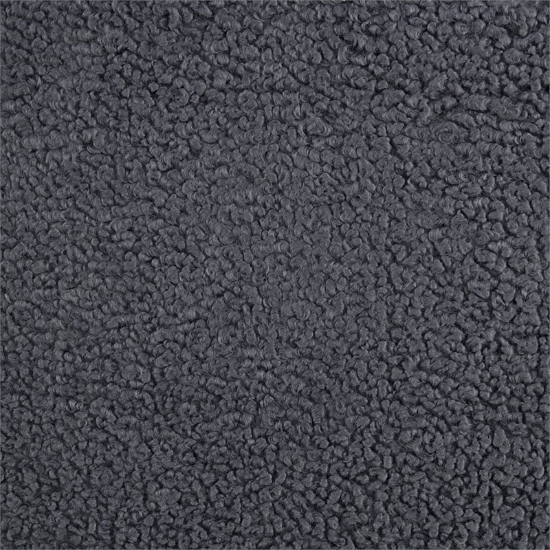 Lexicon Woodway Boucle Accent Chair in Dark Gray