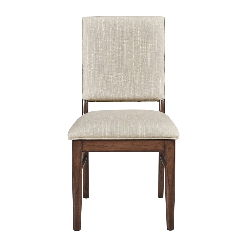 Lexicon Monroe Textured Dining Side Chair in Cream (Set of 2)
