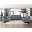 Lexicon Tellot Microfiber Chair in Dark Gray