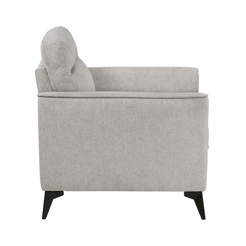 Lexicon Tellot Microfiber Fabric Chair in Tan