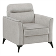 Lexicon Tellot Microfiber Fabric Chair in Tan
