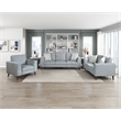 Lexicon Broadway Chenille Love Seat in Blue-Gray